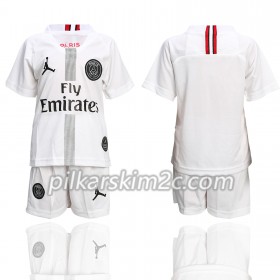 Koszulka Paris Saint-Germain Jordan Biały Dziecięca Trzeciej 2018-2019 - Koszulki Piłkarskie